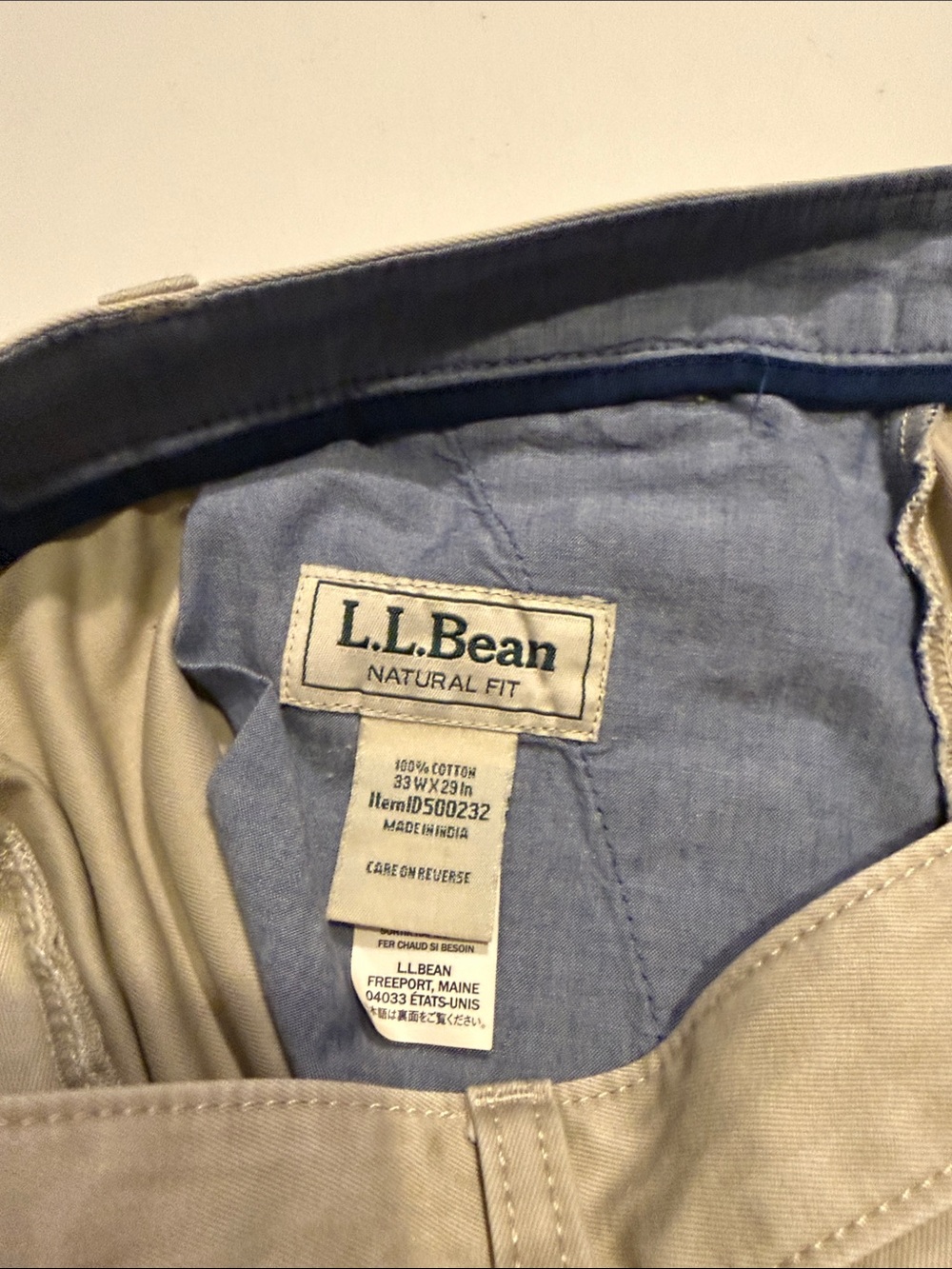 L.L.Bean Men's Tan/Khaki Pants - Picture 2 of 9